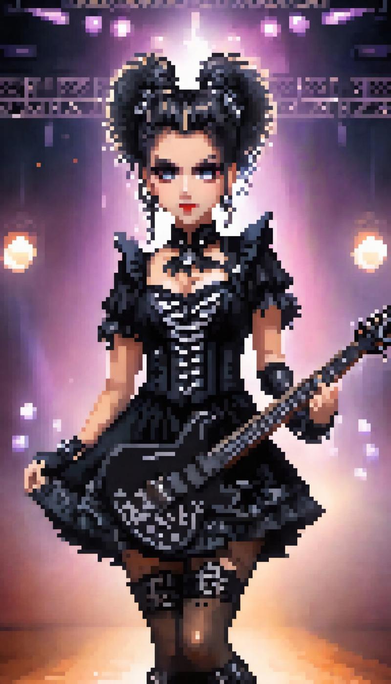 swedish metal rock girl holding a guitar, intense stare into camera, with gothic make-up, intricate  XL 0.jpg